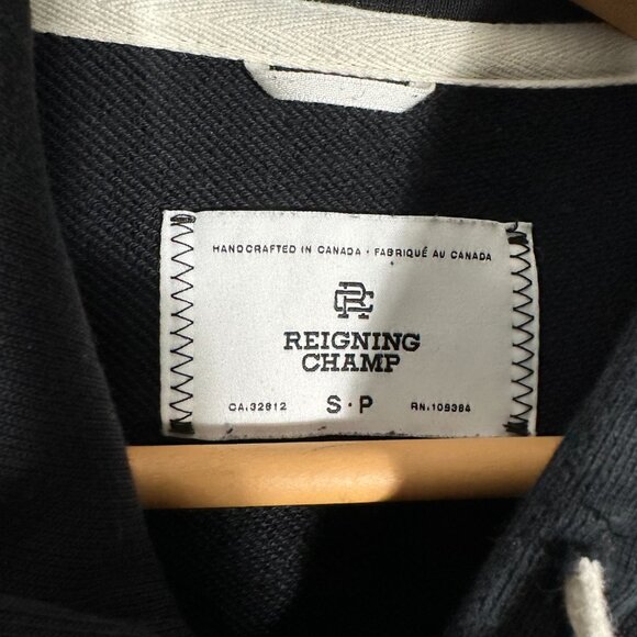 Reigning Champ Full Zip Cotton Hoodie Size Small - Picture 2 of 7
